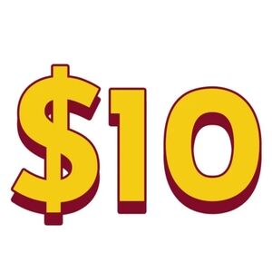 $10 STARTS- NO CANCELLATIONS RETURNS OR EXCHANGES